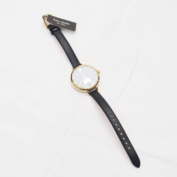 Kate Spade Women's Metro Owl Leather Strap Watch KSW9067 - Picture 8 of 9